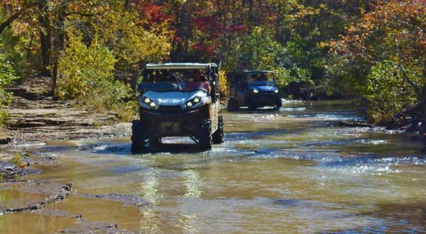 This Arkansas Off Road Vehicle Ride Leads To The Most Stunning Fall Foliage You’ve Ever Seen
