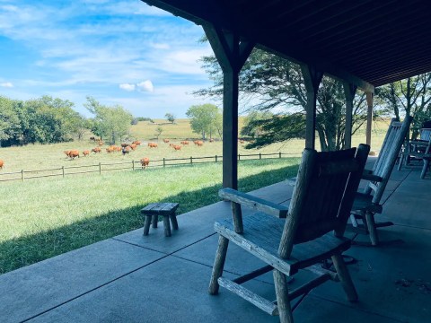 You'll Have A Front-Row View Of The Kansas Flint Hills In This Cozy Cabin