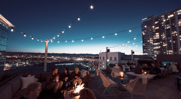 Sip Drinks Above The Clouds At 54thirty, The Tallest Rooftop Bar In Colorado
