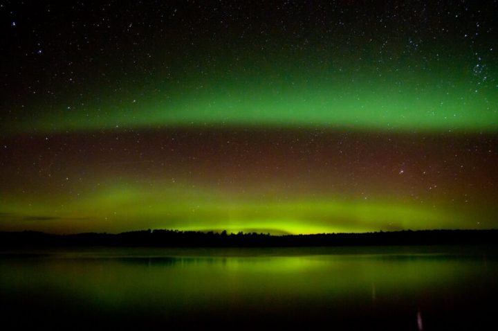 The northern lights are a big benefit to stargazing in Minnesota