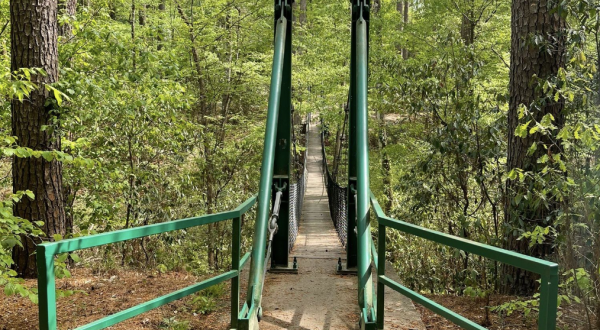 The Louisiana Park Where You Can Hike Across A Covered Bridge And Suspension Bridge Is A Grand Adventure
