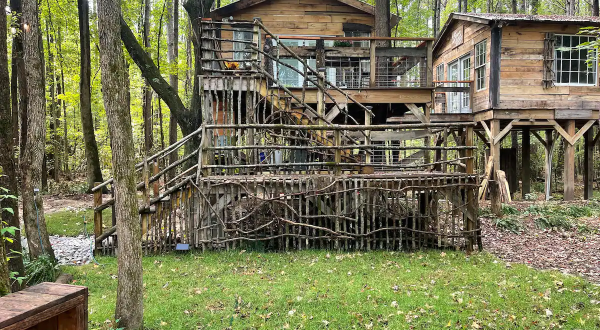 Sleep Underneath The Forest Canopy At This Epic Treehouse In Mississippi
