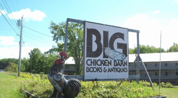 More Than An Antique Store, This Maine Gem Is Housed In A Giant Chicken Barn