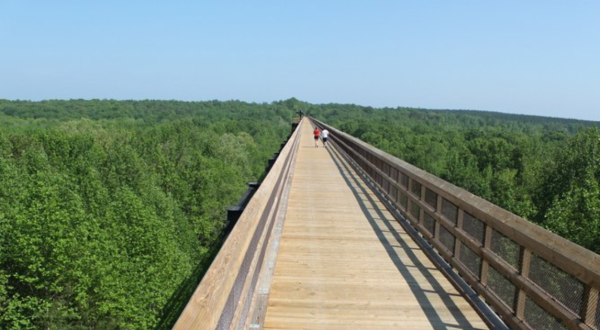 The Virginia State Park Where You Can Hike Across A Towering Bridge Is A Grand Adventure