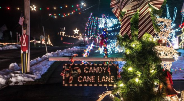 Plan A Visit Now To The Best Neighborhood Christmas Light Display In Pennsylvania At Candy Cane Lane