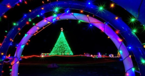 Walk Through Thousands Of Holiday Lights At Spokane Winter Glow Spectacular In Washington