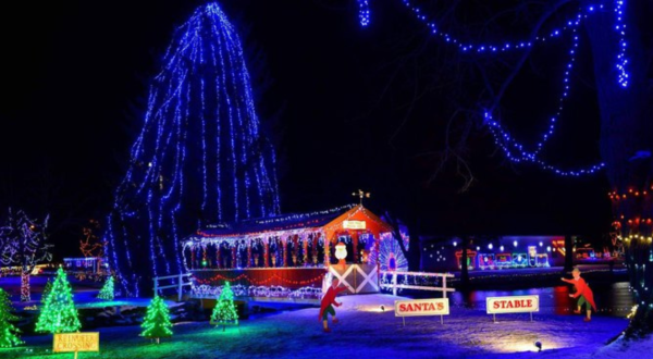 Drive Or Walk Through 33 Acres Of Holiday Lights At Upper’s Winter Fantasy Of Lights In Ohio