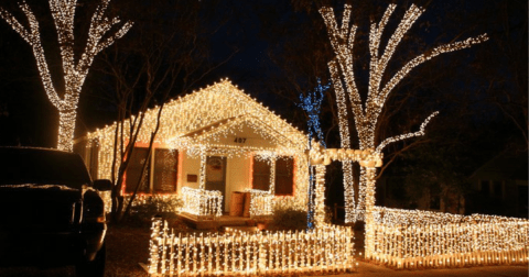 This Neighborhood In Austin Has The Brightest And Best Christmas Lights In The City