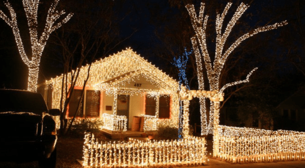 This Neighborhood In Austin Has The Brightest And Best Christmas Lights In The City