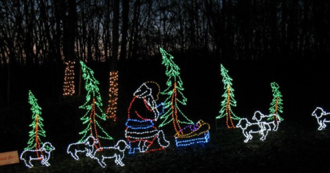 The Enchanting One-Mile Christmas Light Up Celebration Drive-Thru Near Pittsburgh Is Sure To Delight