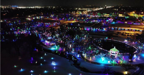 Walk Through Over 2 Million Lights At  Rhema Christmas Lights, One Of The Largest Light Displays In Oklahoma