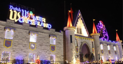 Pennsylvania's Enchanting 1.5-Mile Dutch Wonderland Holiday Lights Drive-Thru Is Sure To Delight