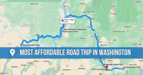 The Most Affordable Washington Road Trip Takes You To 5 Stunning Sites For Less Than $100