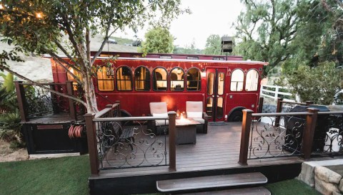 This Southern California Trolley Is An Airbnb On Wheels And You Have To Check It Out
