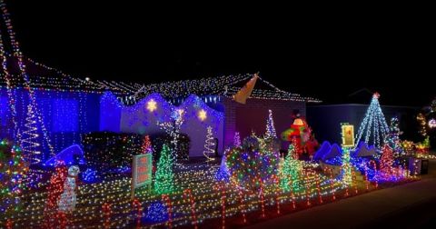 With Over 35,000 Lights, Cox Family Lights Is One Of The Best Neighborhood Christmas Light Displays In Arizona