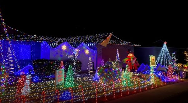 With Over 35,000 Lights, Cox Family Lights Is One Of The Best Neighborhood Christmas Light Displays In Arizona