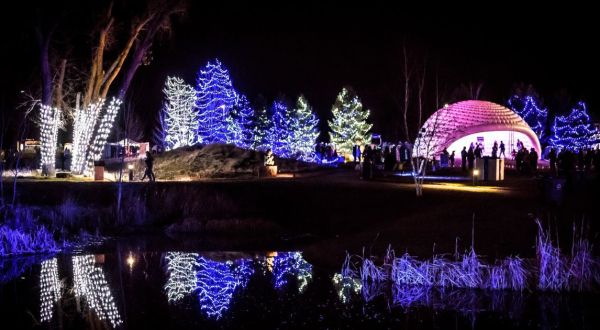 The Chapungu Sculpture Park In Colorado Is A Free Event With 80,000 Christmas Lights