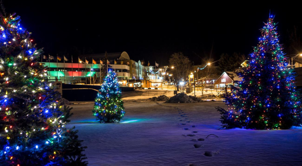 The Most Enchanting Christmastime Main Street In The Country Is Lake Placid In New York