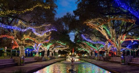 This Texas Zoo Has One Of The Most Spectacular Christmas Light Displays You've Ever Seen