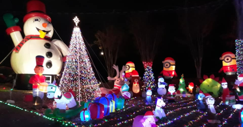 The Portwood Family Christmas Light Show In Georgia Should Be Your Annual Holiday Excursion