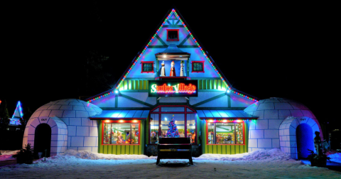 The Garden Christmas Light Displays At Santa's Village In New Hampshire Is Pure Holiday Magic
