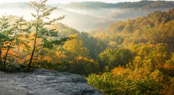 The Fall Foliage Along This Ohio Trail Is Nothing Short Of Spectacular, Especially At The Scenic Overlook
