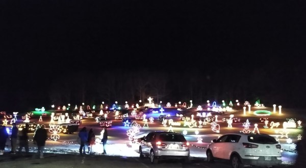 Even The Grinch Would Marvel At The Christmas Light Display At The La Salette Shrine In New Hampshire