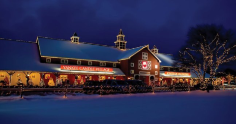 Celebrate Christmas Year-Round At Yankee Candle Village, An Enchanting Shop In Massachusetts