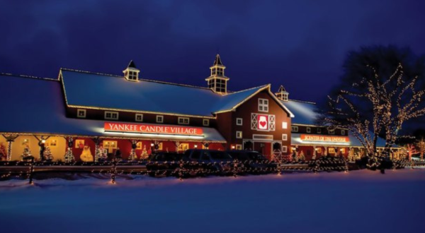 Celebrate Christmas Year-Round At Yankee Candle Village, An Enchanting Shop In Massachusetts