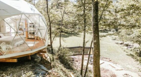 There’s A Luxury Glamping Dome In North Carolina Where You Can Truly Sleep Beneath The Stars