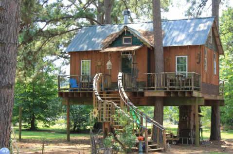 Sleep Underneath The Forest Canopy At This Epic Treehouse In Louisiana