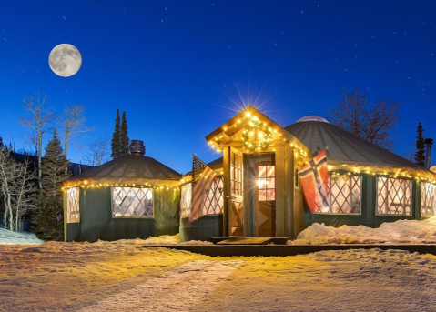 This Ski Resort Yurt In Utah Offers A Dining Experience Like No Other