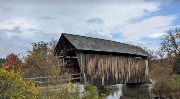 The Vermont Park Where You Can Walk Over A Covered Bridge Is A Grand Adventure 