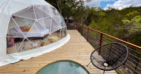 There's A Dome Airbnb In Texas Where You Can Truly Sleep Beneath The Stars