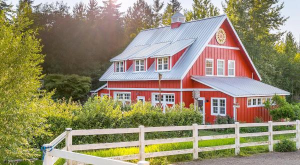 Go Apple Picking, Then Sleep In A Red Barn Loft Surrounded By Fall Foliage On This Weekend Getaway In Washington