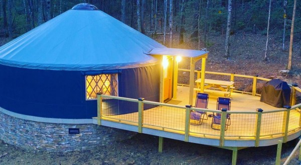 North Carolina’s New Glampground Getaway, Dupont Yurts Is Truly One Of A Kind