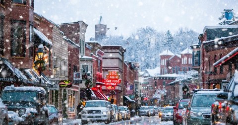 The Most Enchanting Christmastime Main Street In The Country Is Galena In Illinois
