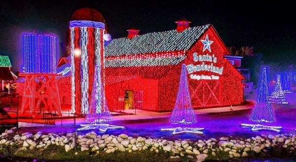 Santa’s Wonderland Is The Largest Outdoor Christmas Attraction In Texas