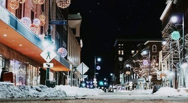 The Most Enchanting Christmastime Main Street In The Country Is Portland In Maine