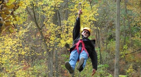 This Canopy Tour In Iowa Is The Perfect Way To See The Fall Colors Like Never Before