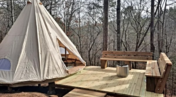 Spend The Night Under A Teepee At This Unique Alabama Campground