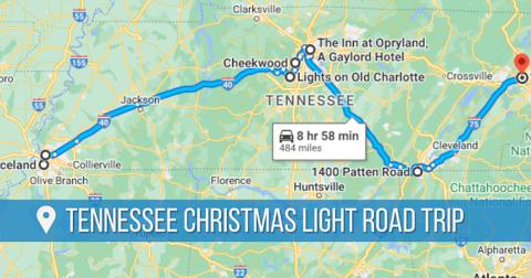The Christmas Lights Road Trip Through Tennessee That's Nothing Short Of Magical