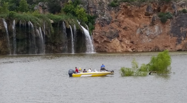Kayak To A Waterfall On The Beautiful Lake Buchanan For A Year-Round Texas Adventure
