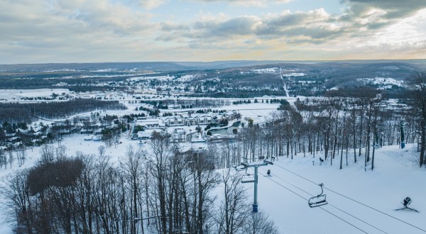 Boyne Falls Is Michigan’s Winter Playground, Where You Can Go Snow Biking, Skiing, Horseback Riding, And More