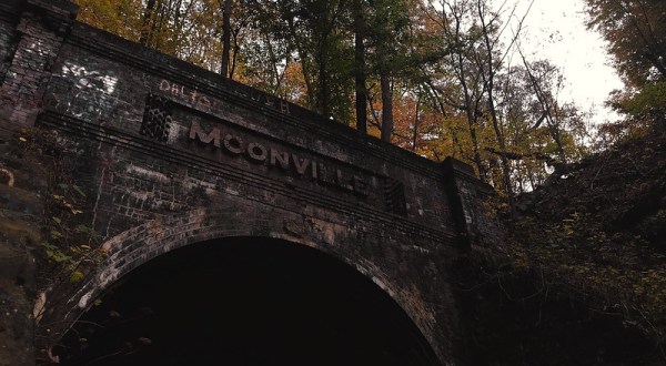 For A Double Dose Of Ghost Hunting Thrills, Visit This Abandoned Train Tunnel In An Ohio Ghost Town