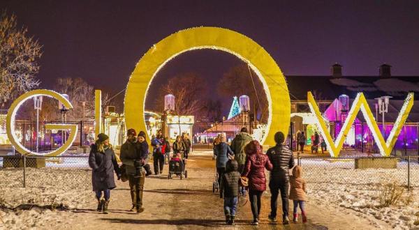 Walk Through A Winter Wonderland Of Lights This Holiday Season At The GLOW Holiday Festival In Minnesota