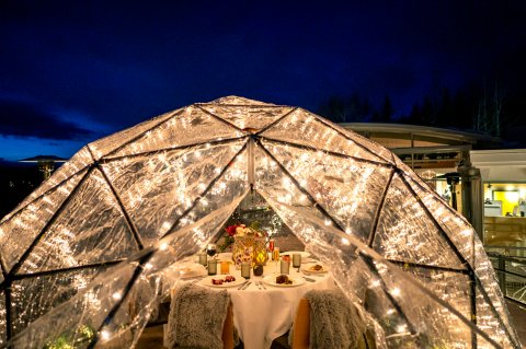 Hang Out In An Igloo At This One-Of-A-Kind Colorado Farm-To-Table Eatery