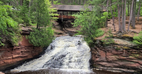 The Wisconsin State Park Where You Can Hike Across A Covered Bridge And An Open Bridge Is A Grand Adventure