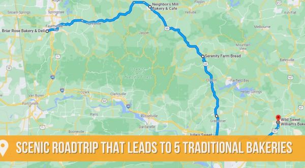 The Scenic Ozarks Country Route That Leads To 5 Old Fashioned Bakeries in Arkansas