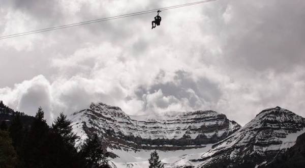 The One Epic Zipline In Utah You Need To Ride This Winter Is Found At Sundance Mountain Resort